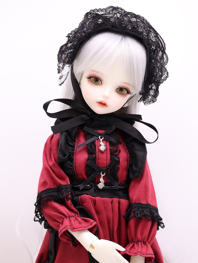 ドール用グラスアイ【黒沙L-3】14mm◆ハイマウンテン型◆新品◆送料込み