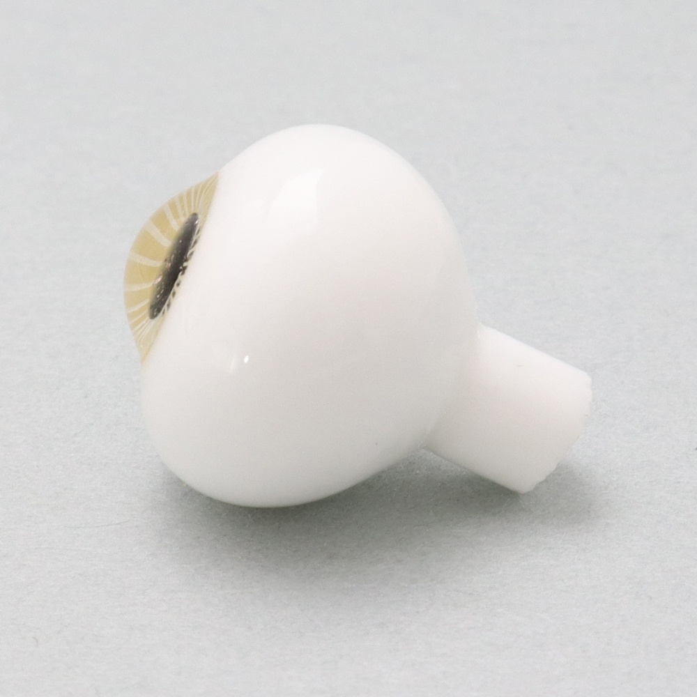 ドール用グラスアイ【黒沙L-3】14mm◆ハイマウンテン型◆新品◆送料込み