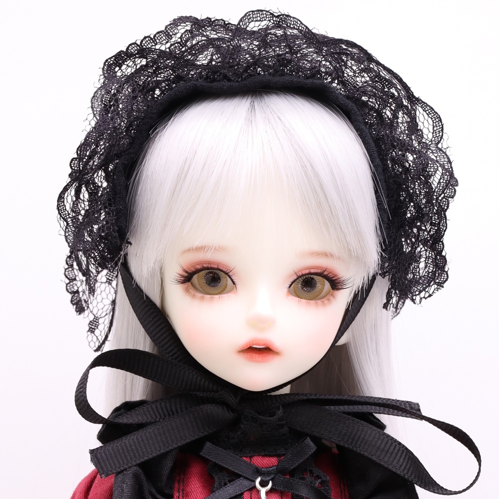 ドール用グラスアイ【黒沙L-3】14mm◆ハイマウンテン型◆新品◆送料込み