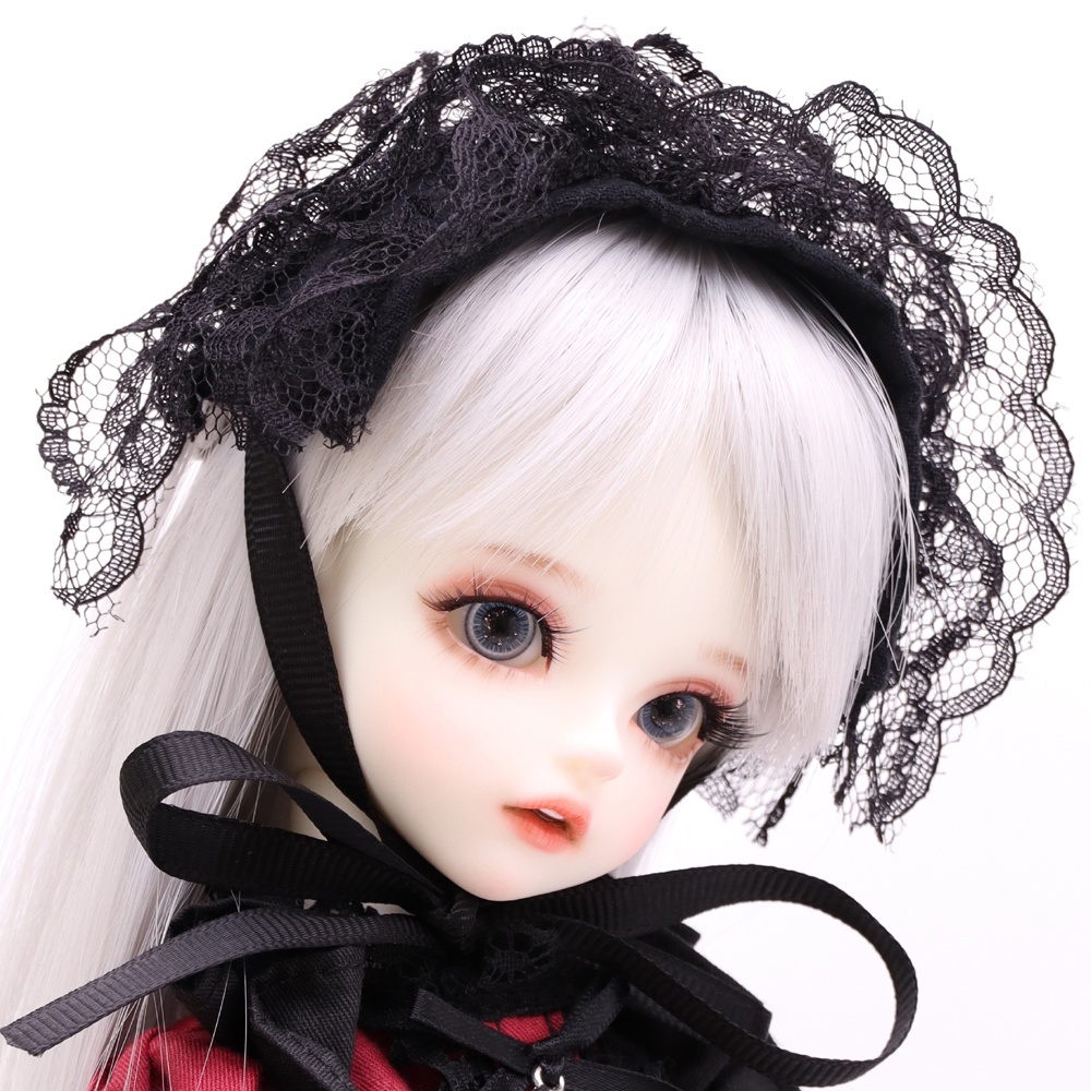 ドール用グラスアイ【黒沙L-11】14mm◆ハイマウンテン型◆新品◆送料込み
