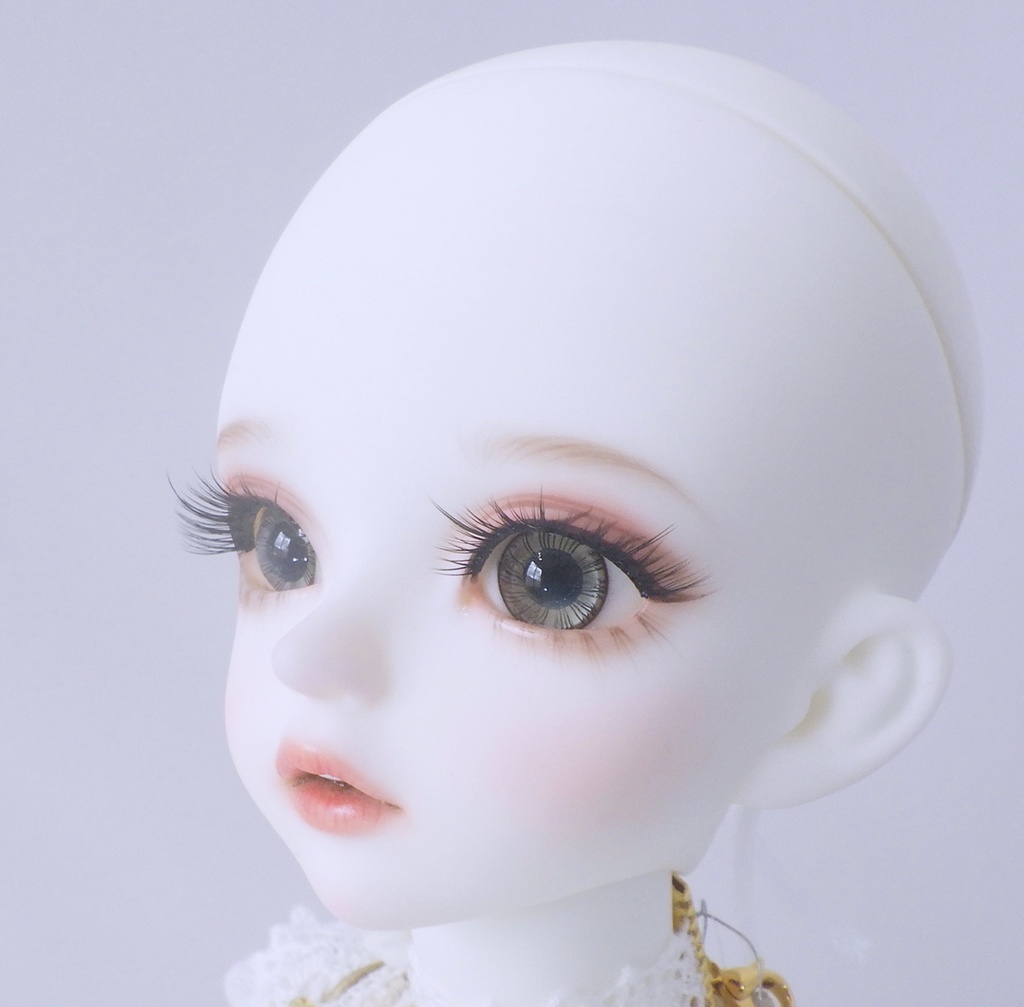 ドール用グラスアイ【黒沙L-12】14mm◆ハイマウンテン型◆新品◆送料込み