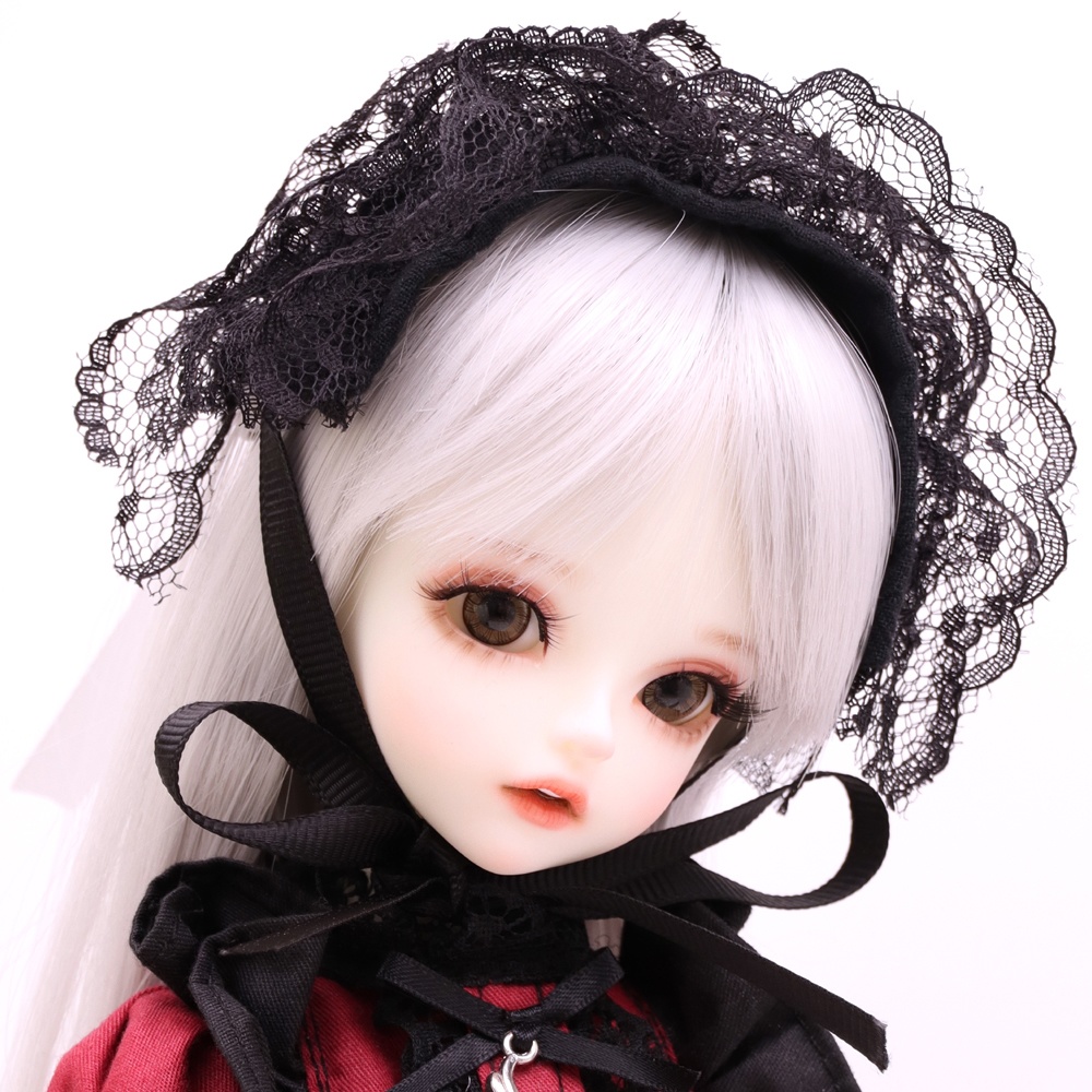 ドール用グラスアイ【黒沙L-12】14mm◆ハイマウンテン型◆新品◆送料込み