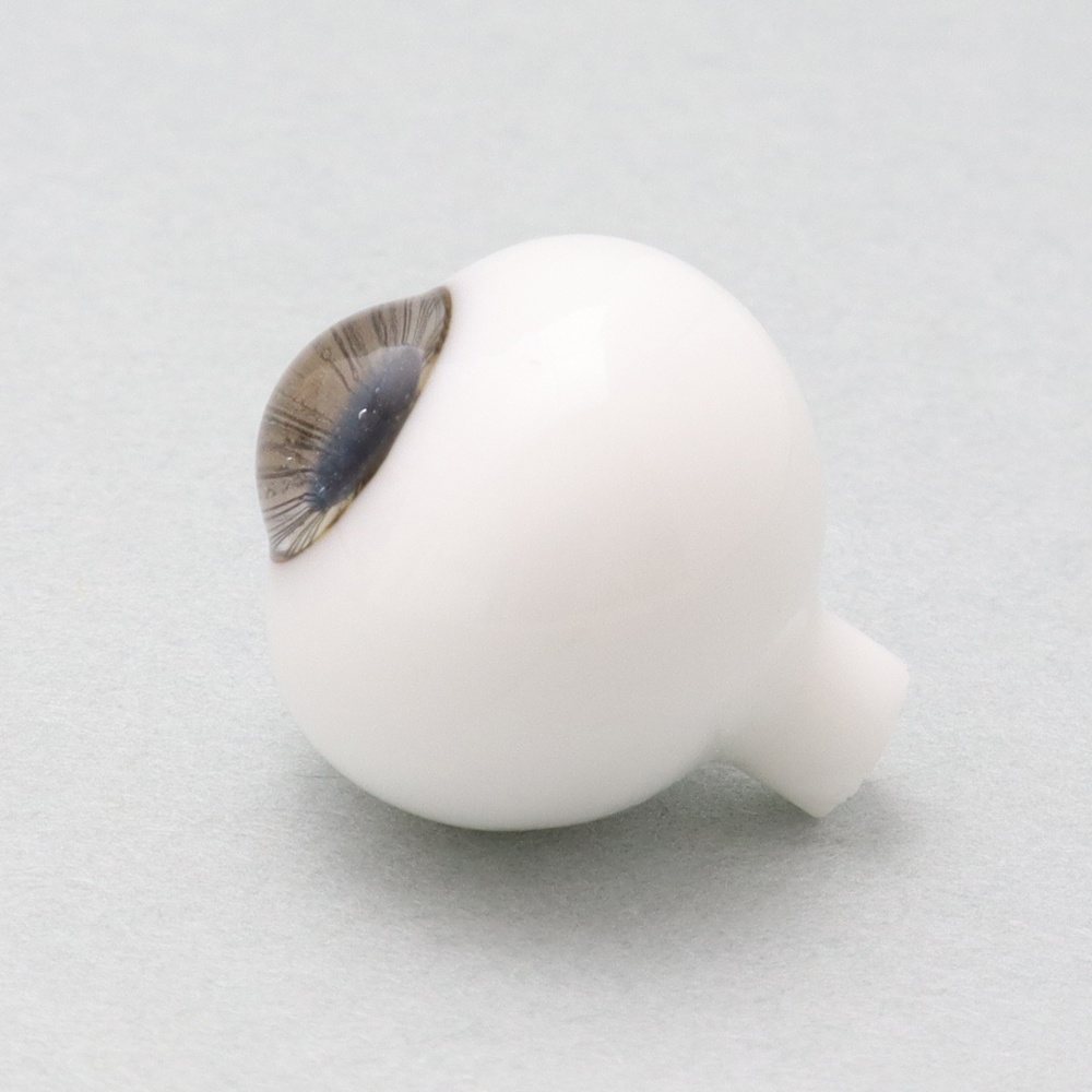 ドール用グラスアイ【黒沙L-12】14mm◆ハイマウンテン型◆新品◆送料込み