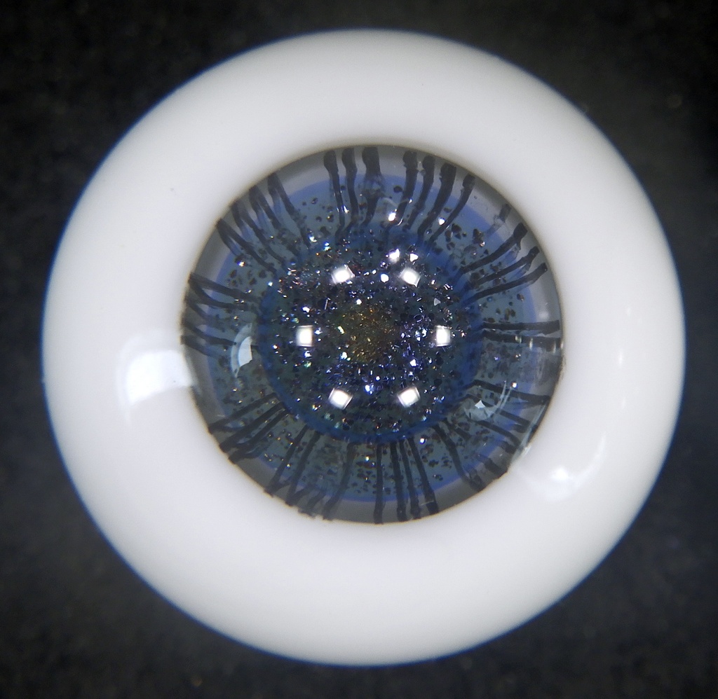 ドール用グラスアイ【6号】14mm◆ハイマウンテン型◆新品◆送料込み