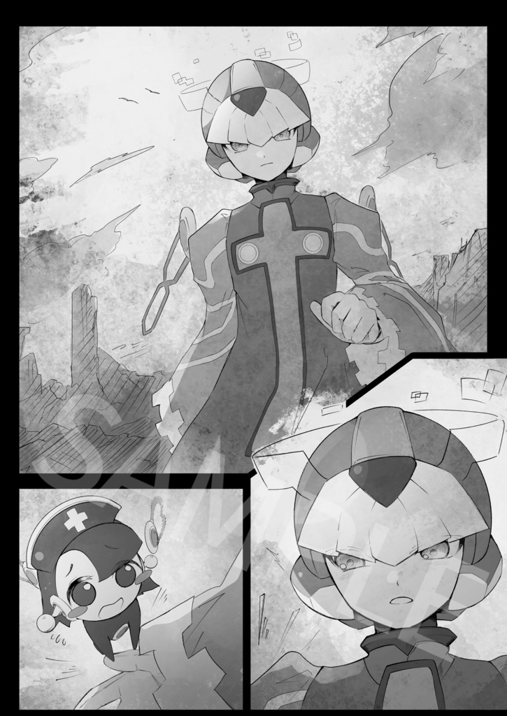 【通販予約】『 ✕で正して 』コピーエックス×オリジナルエックス 漫画本【XmachinaZ02/COMIC CITY SPARK 19】