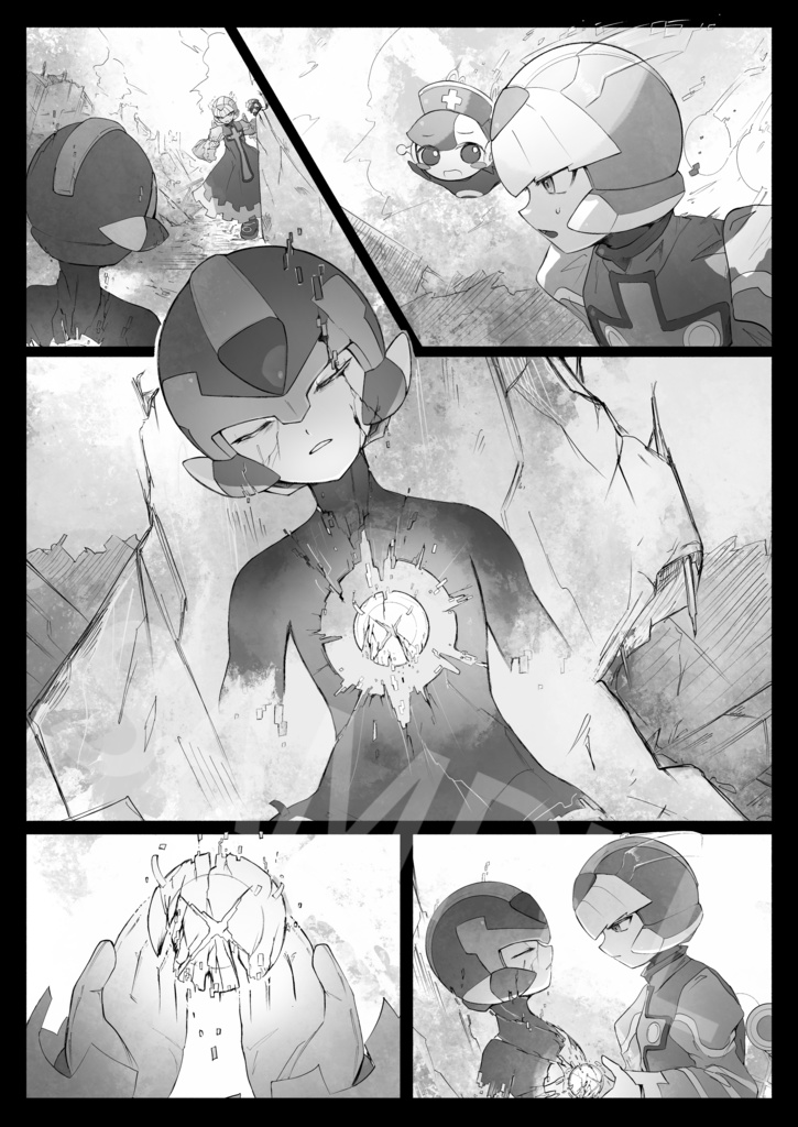 【通販予約】『 ✕で正して 』コピーエックス×オリジナルエックス 漫画本【XmachinaZ02/COMIC CITY SPARK 19】