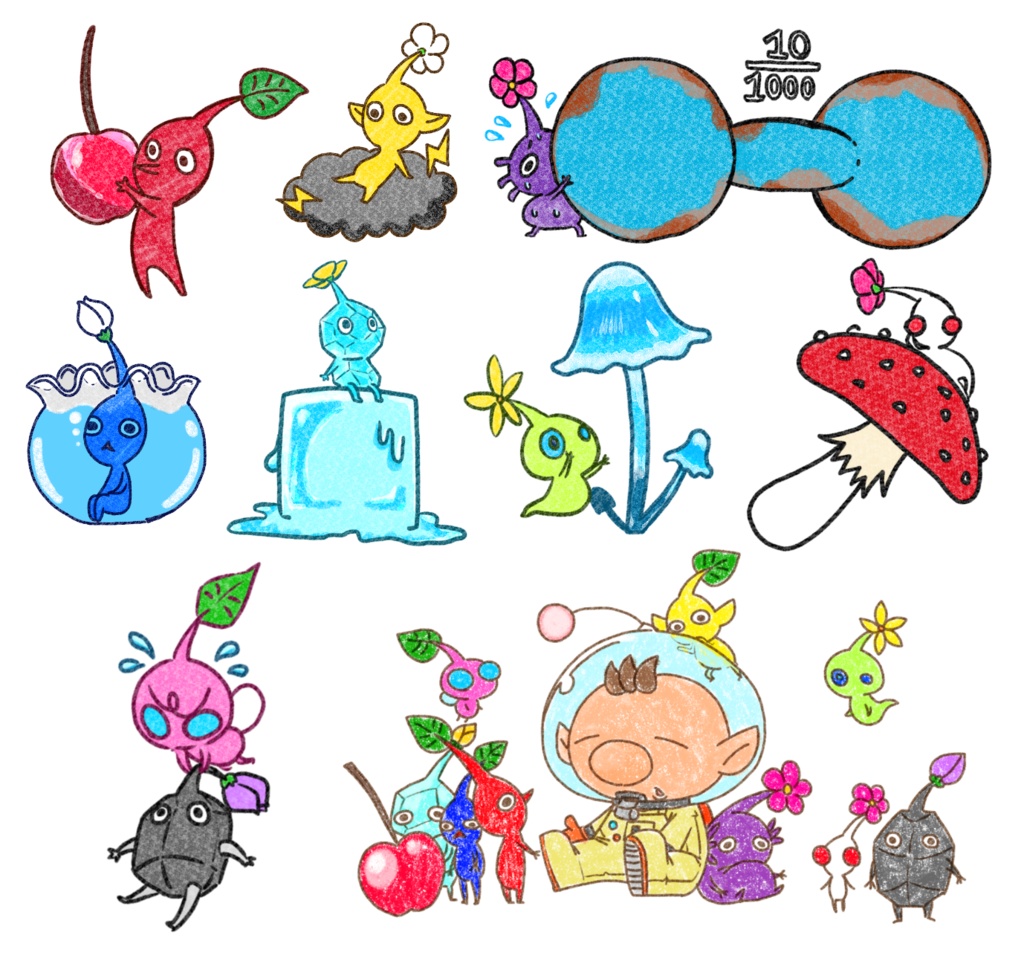 ピクミン　ステッカー