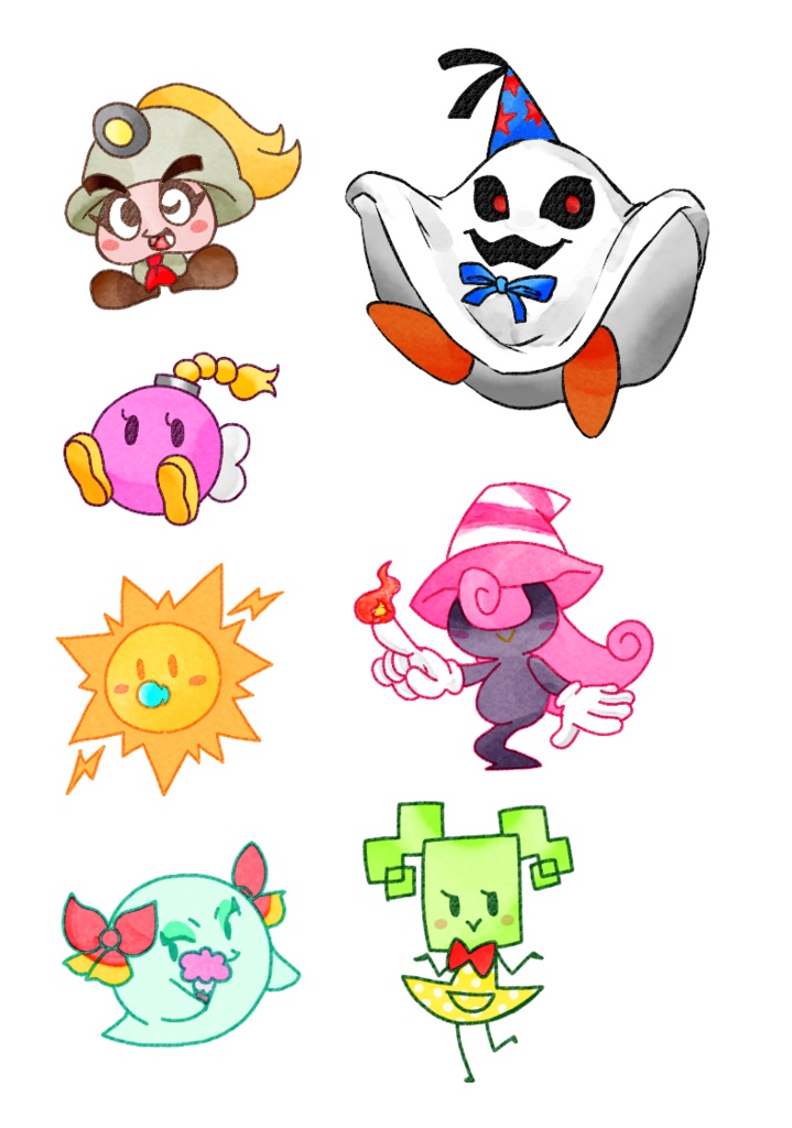 マリオ　ステッカー