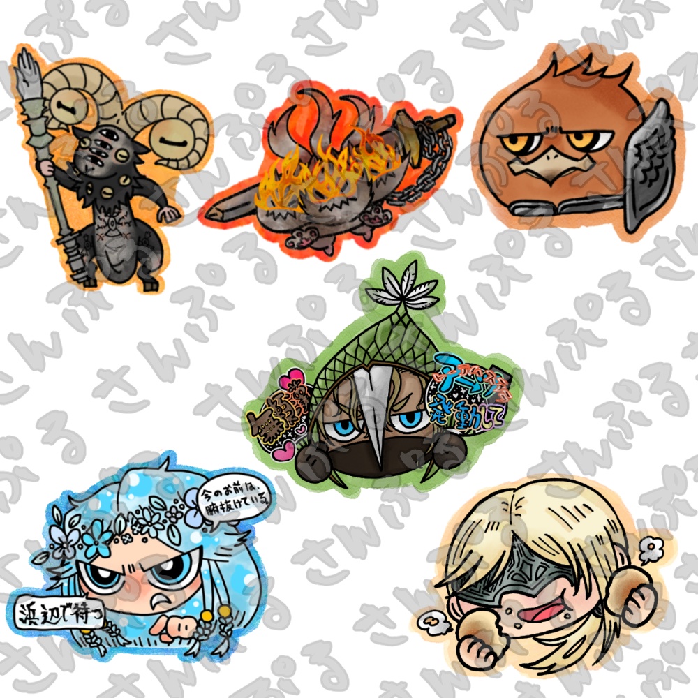 NIGHTREIGN　シール