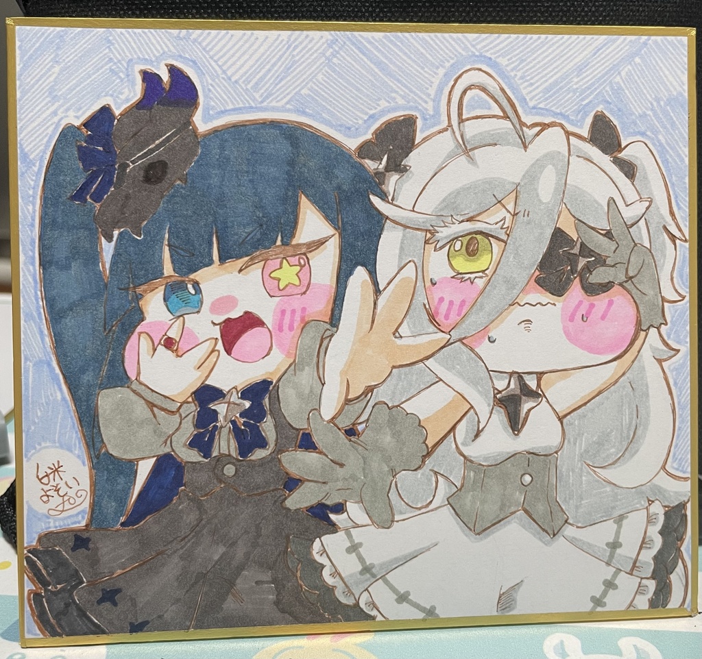 手描き　シオン＆イード