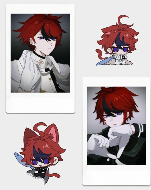 チェキ＆ステッカーセット