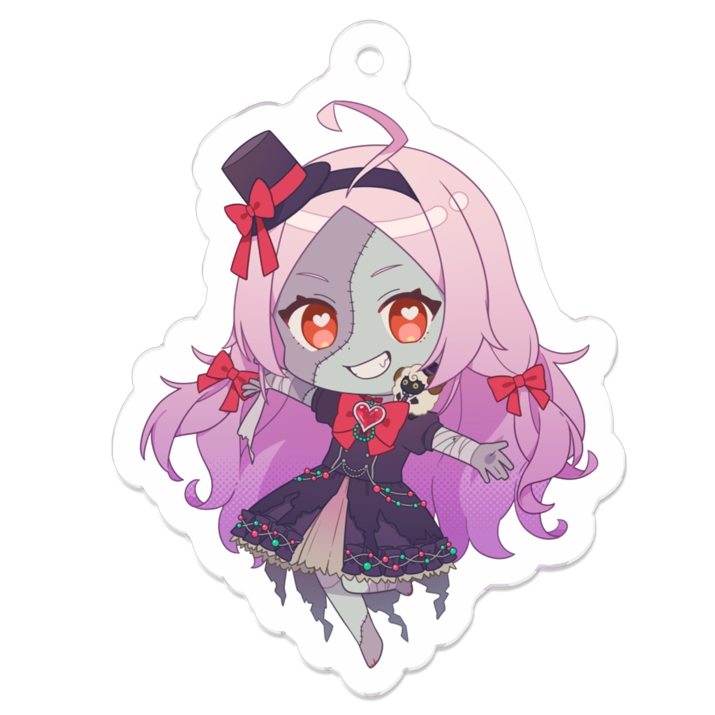 屍ヨミ*ミニアクリルキーホルダー(にこにこ)