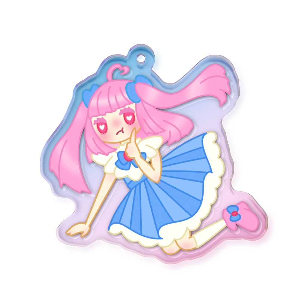 オーロラアクリルキーホルダー 甘くて可愛い恋心