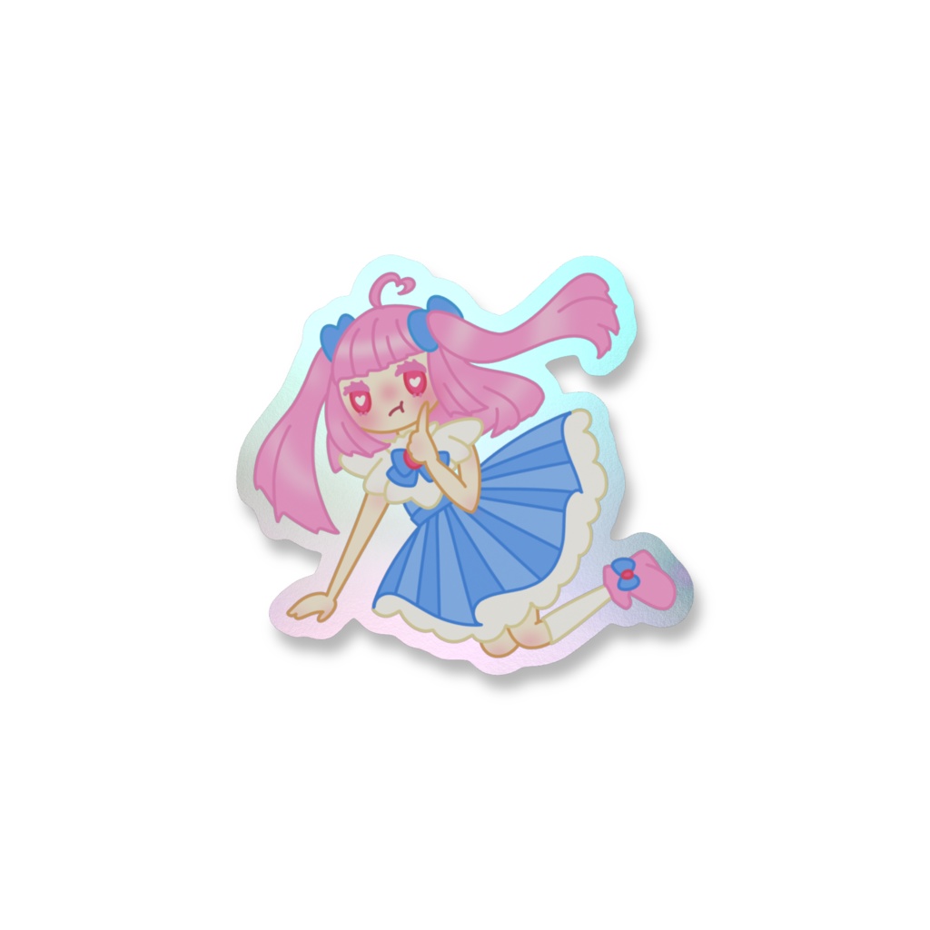 オーロラスマホステッカー 甘くて可愛い恋心