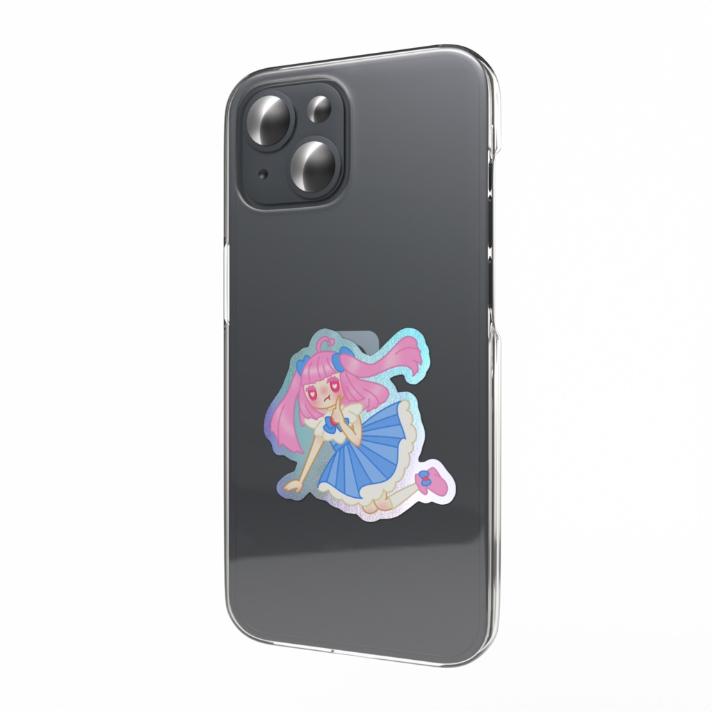 オーロラスマホステッカー 甘くて可愛い恋心