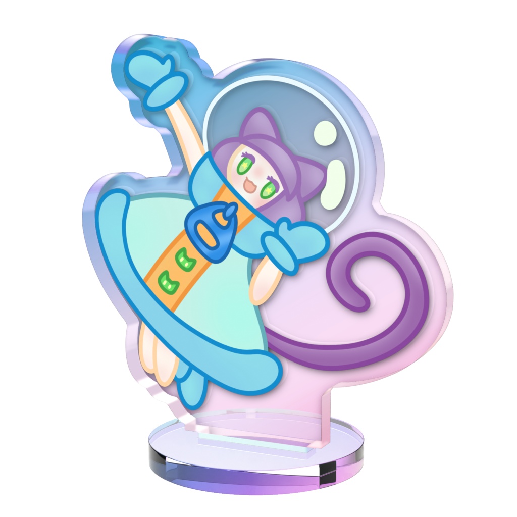 オーロラアクスタ にゃんて素敵な宇宙旅行！