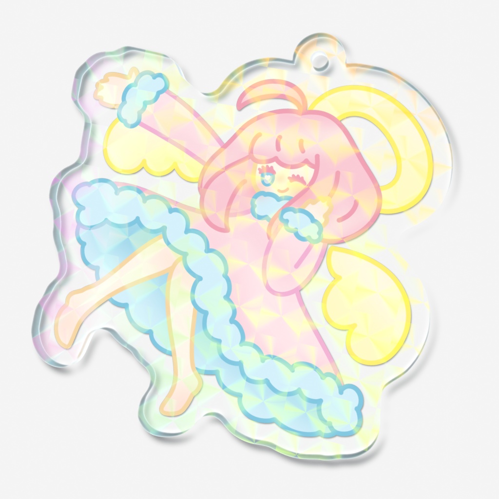 ホログラムアクリルキーホルダー あなたのそばに