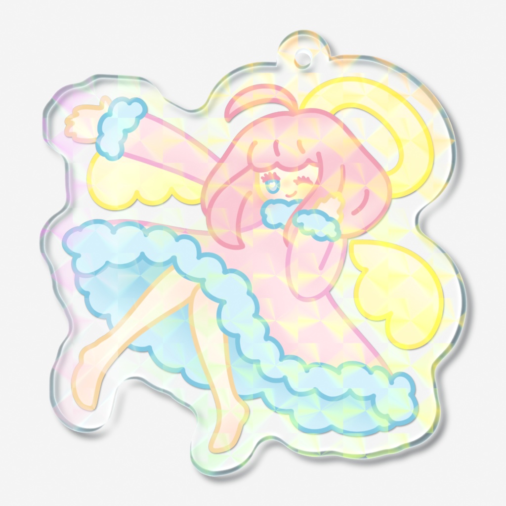 ホログラムアクリルキーホルダー あなたのそばに