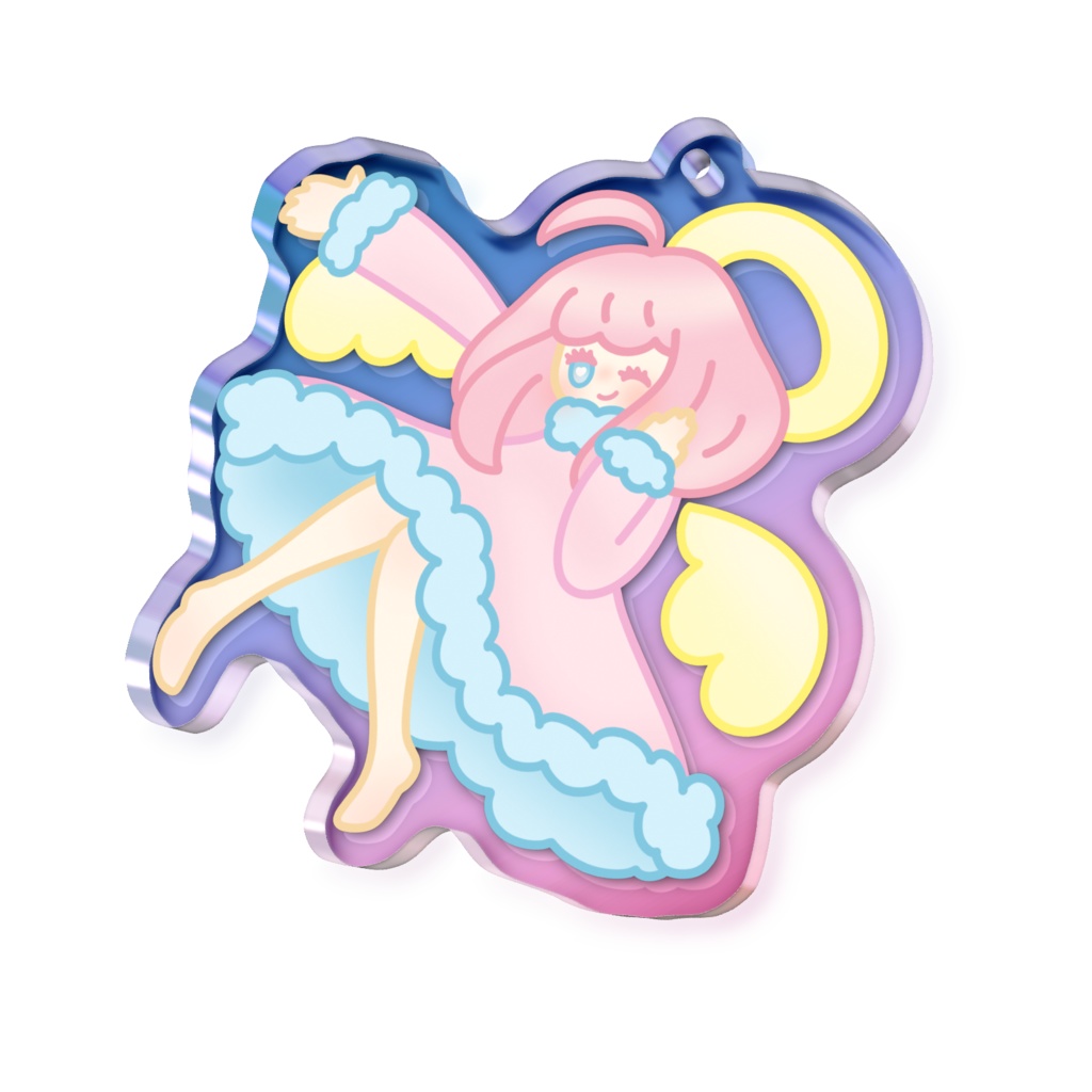 オーロラアクリルキーホルダー あなたのそばに