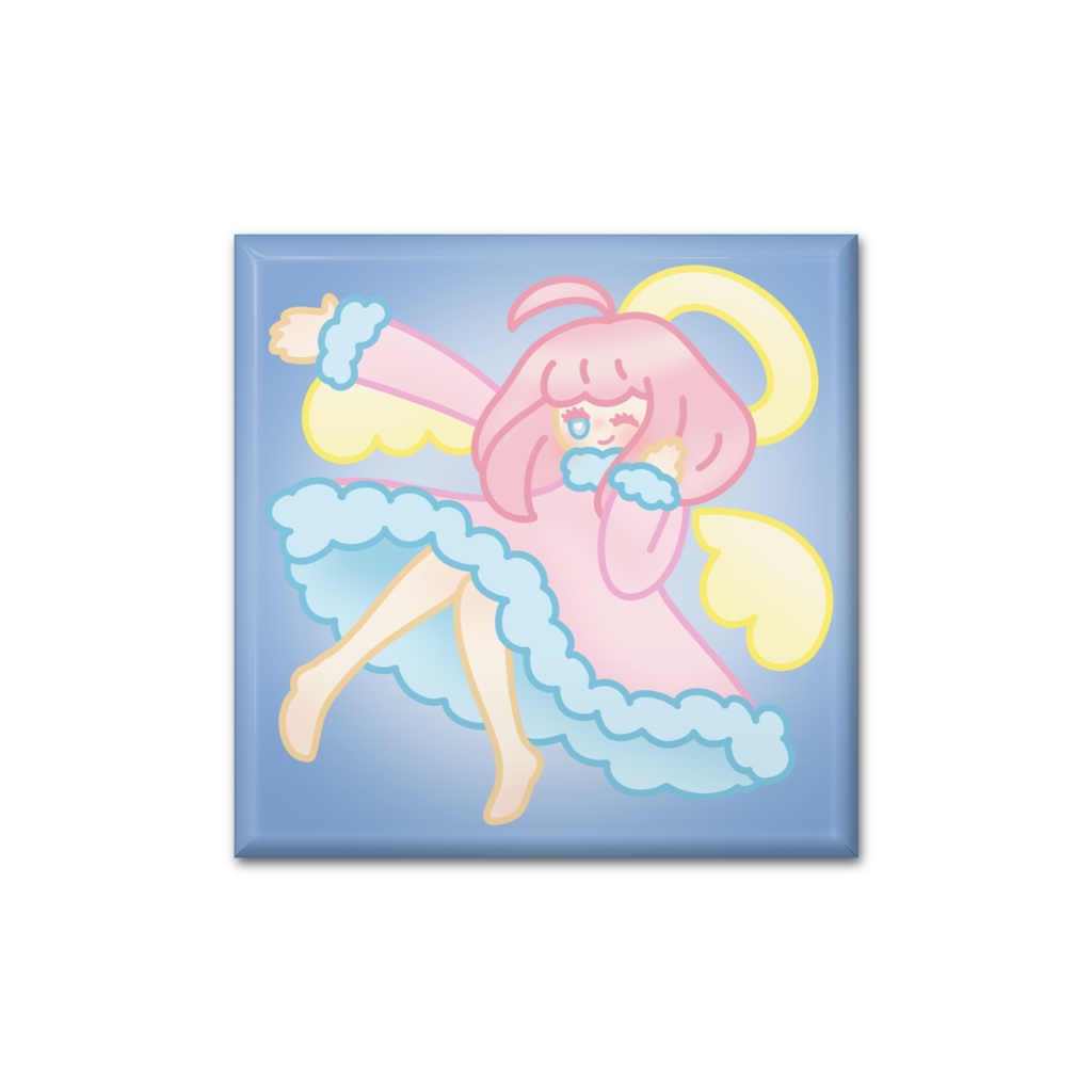 スクエア缶バッジ あなたのそばに