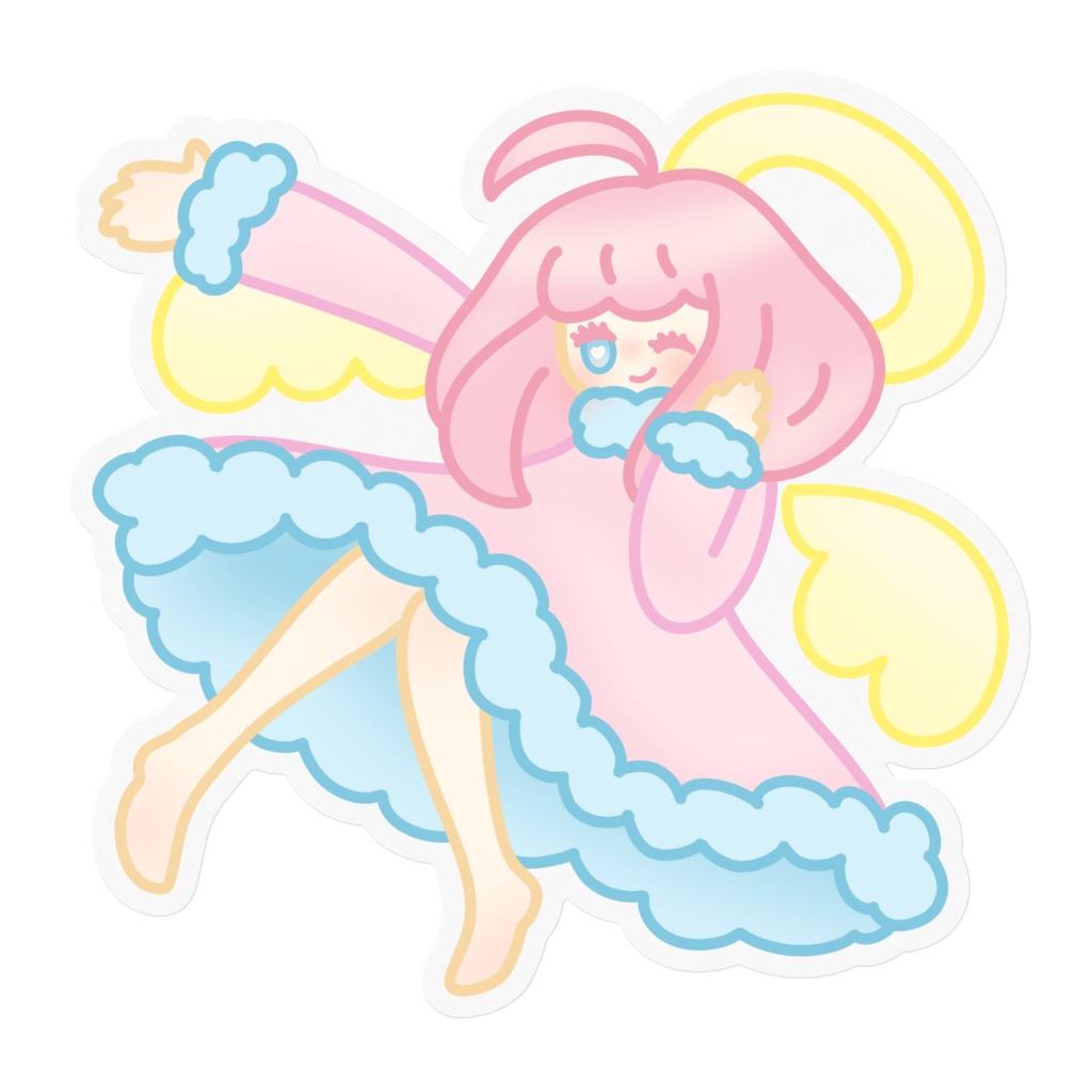 防水クリアステッカー あなたのそばに