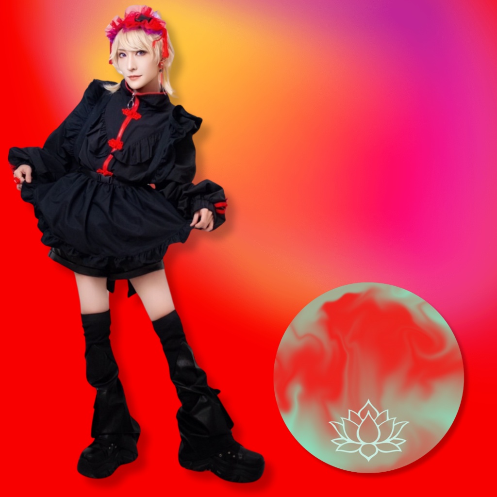 創作男装メイド アクリルスタンド