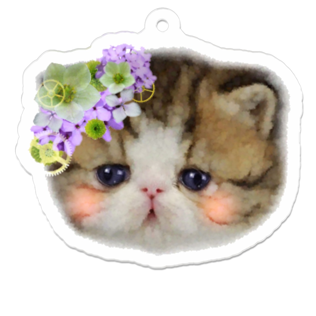 おめかし仔猫ちゃん（おっとりたれめ）