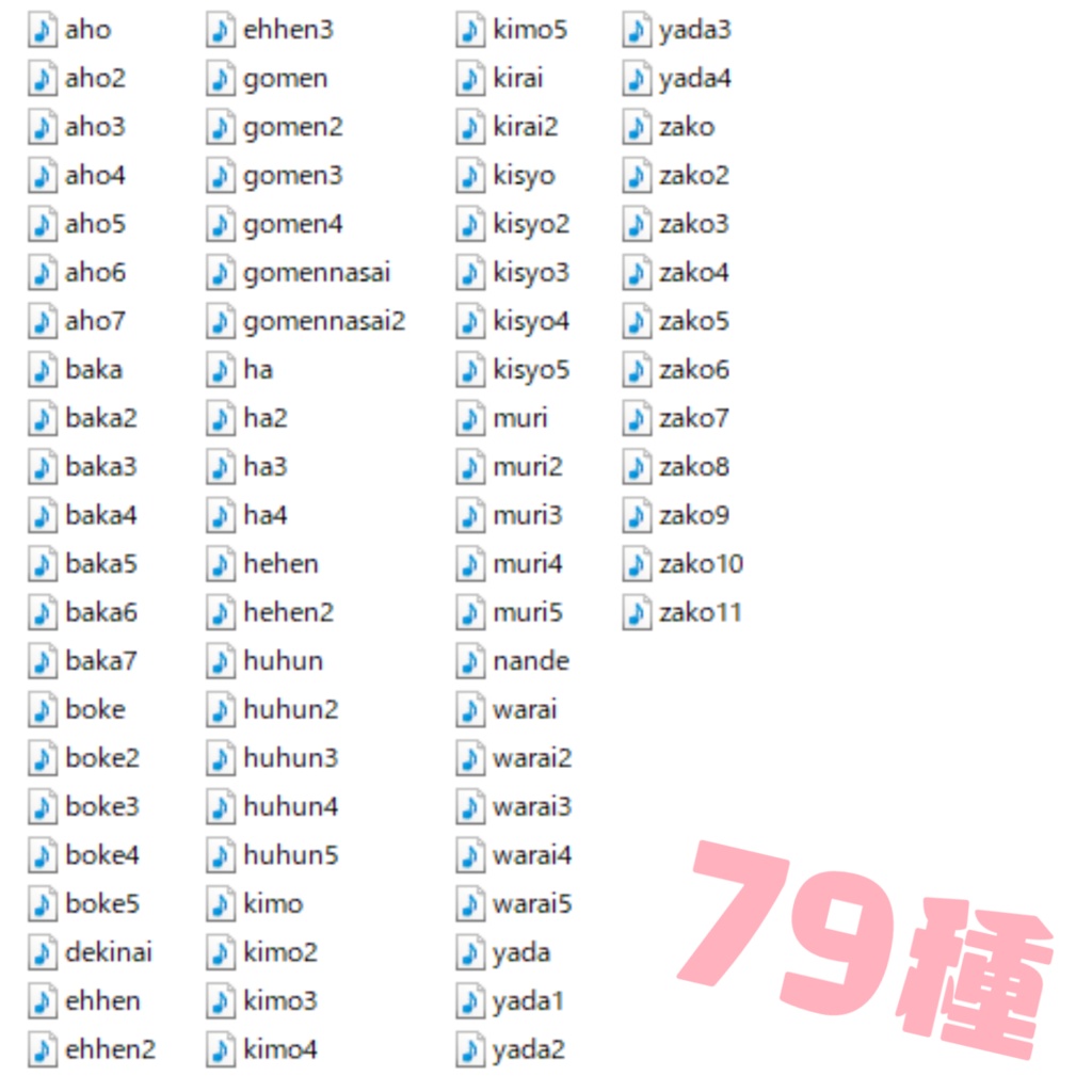 【 声ネタ 完全フリーライセンス 】 たくさんまとめデラックス!4 【 桃雛なの / Vtuber 】