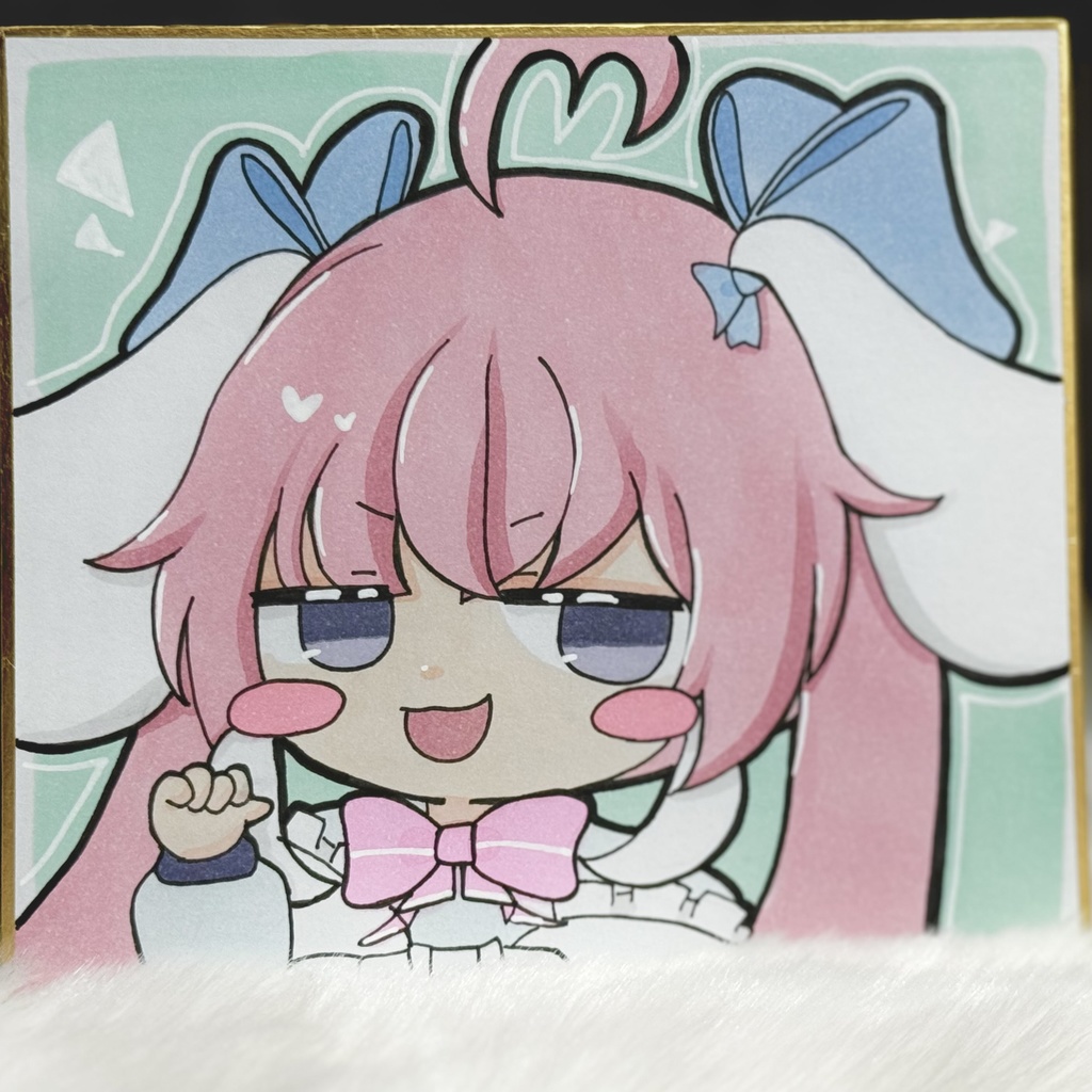 カラーイラスト色紙２