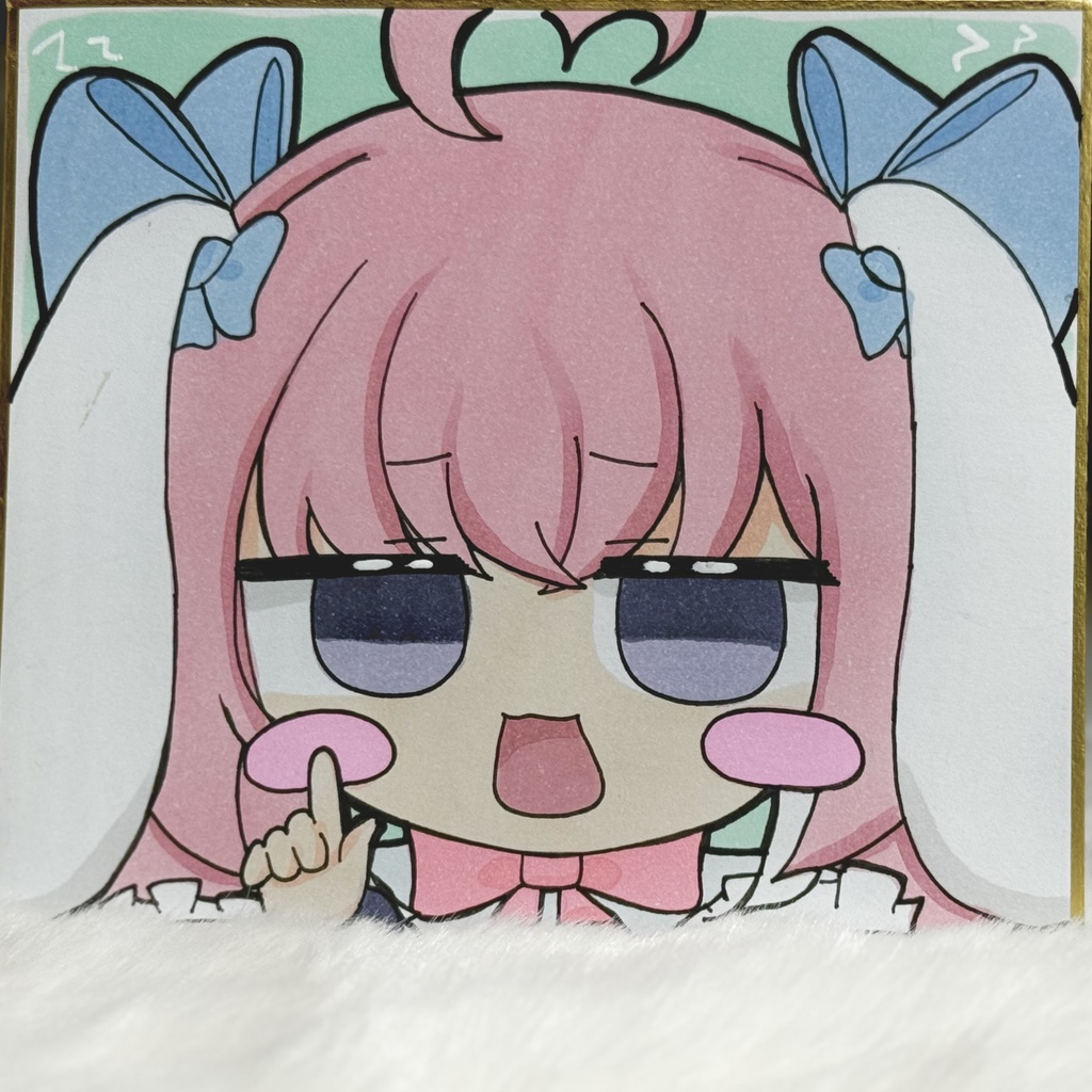 カラーイラスト色紙６