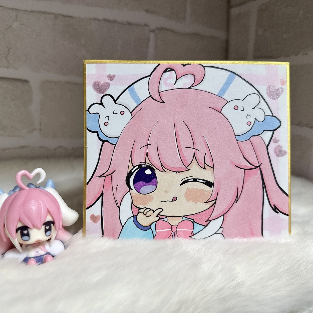 ①手描きイラスト色紙🎀✨