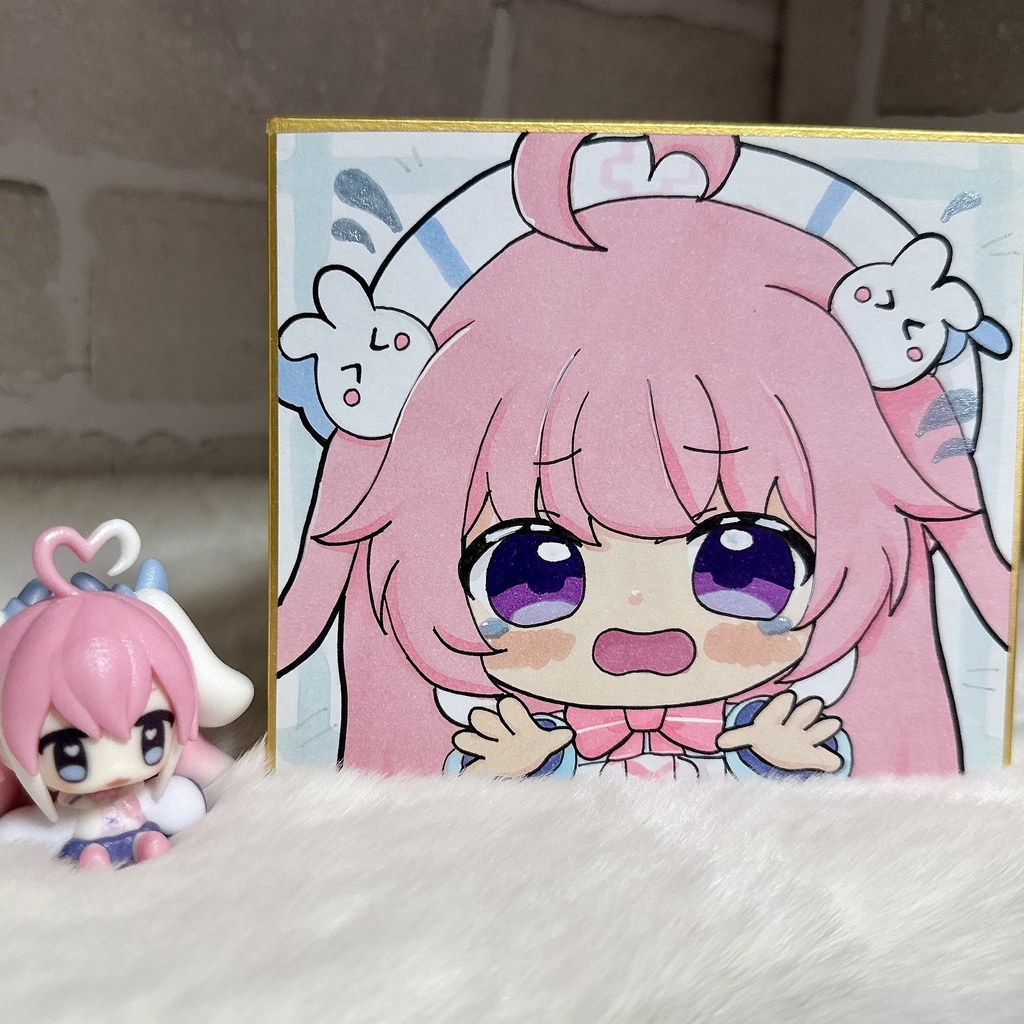 ②手描きイラスト色紙🎀✨