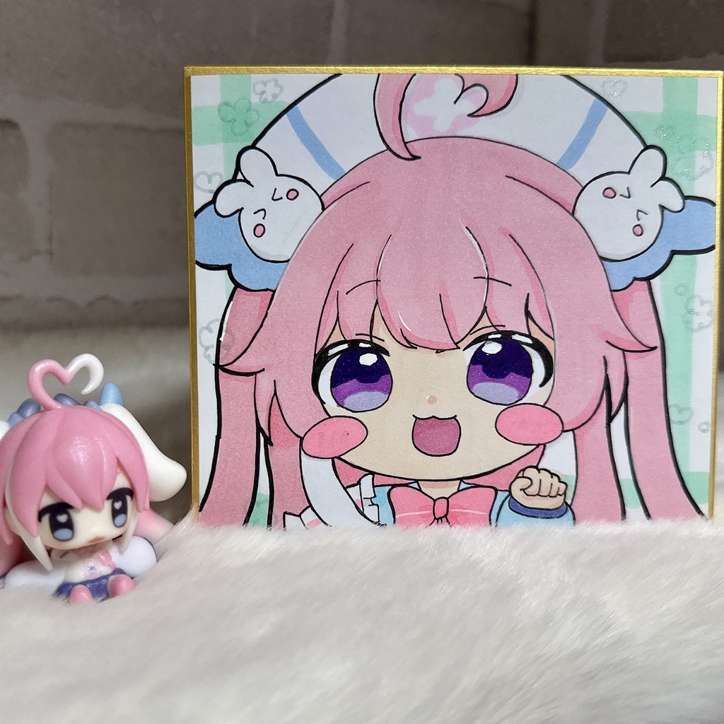 ③手描きイラスト色紙🎀✨
