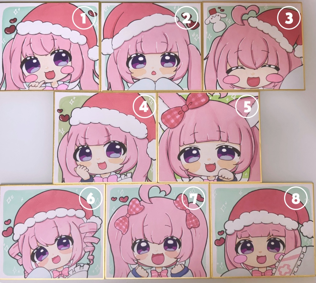 手描きイラスト色紙🎀✨