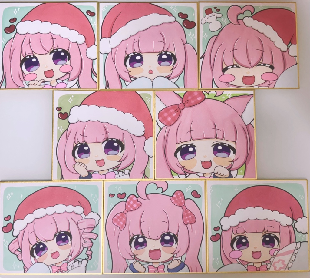 手描きイラスト色紙🎀✨