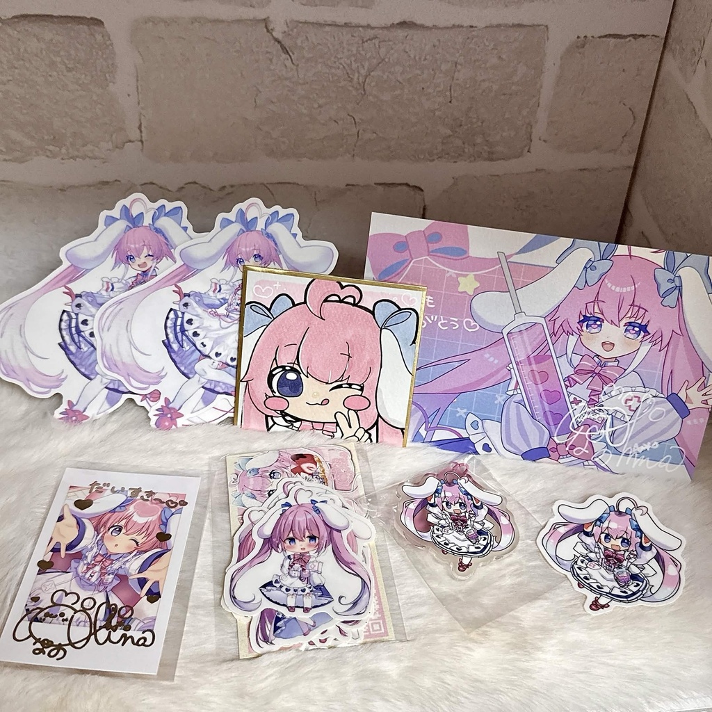 ミニ! イラスト色紙セット