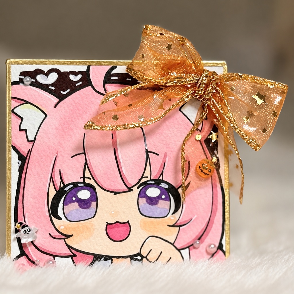 ミニイラスト色紙