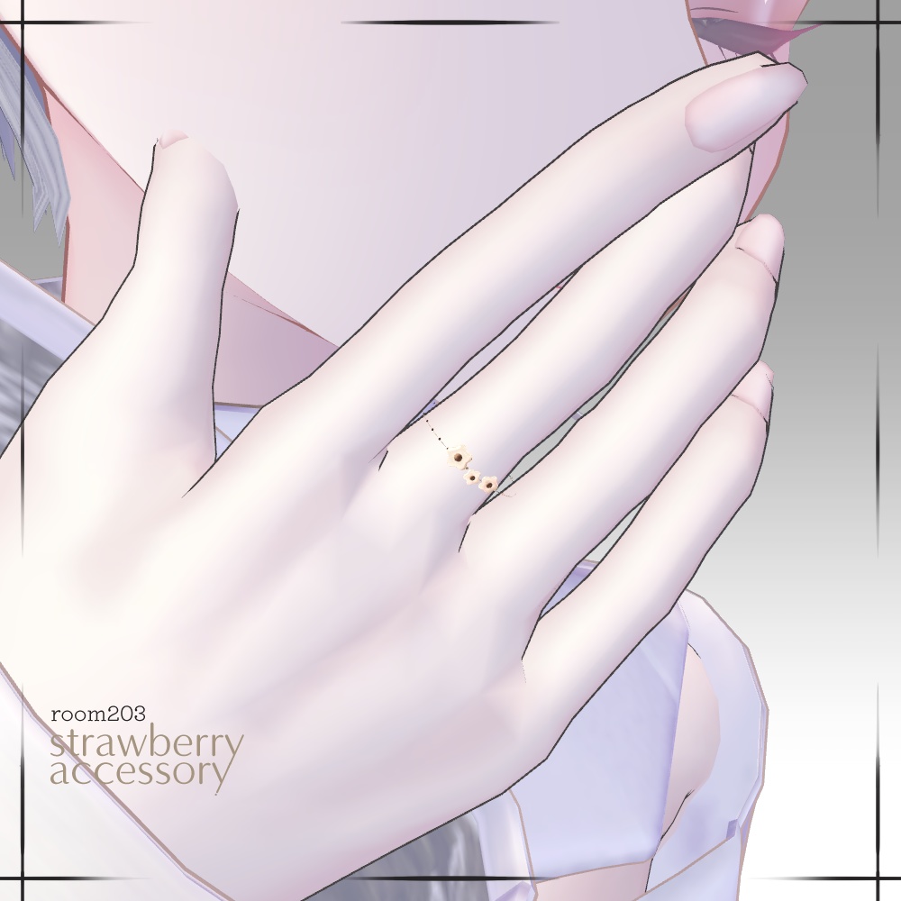 【Freeあり】strawberry accessory【MA対応】