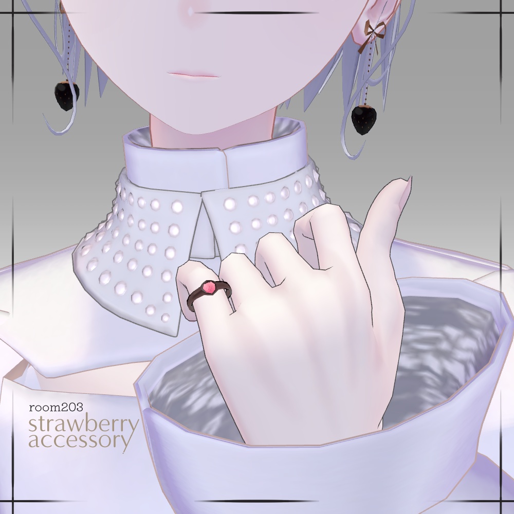 【Freeあり】strawberry accessory【MA対応】