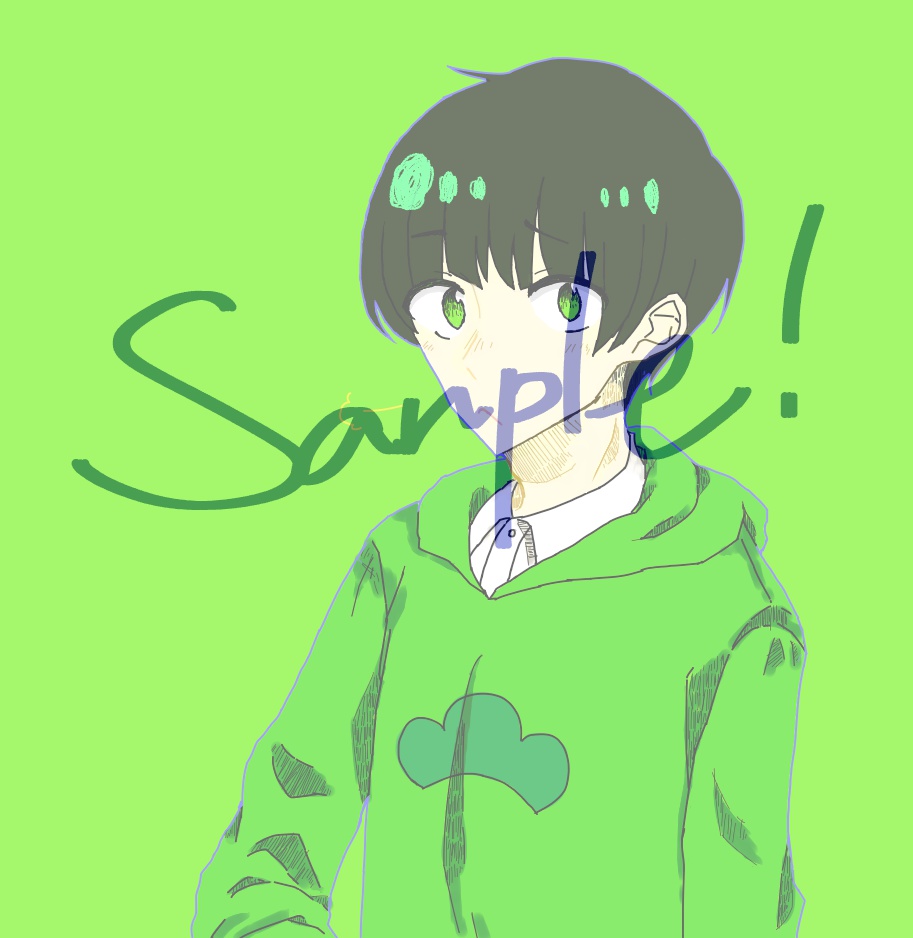 ため息チョロ松缶バッジ