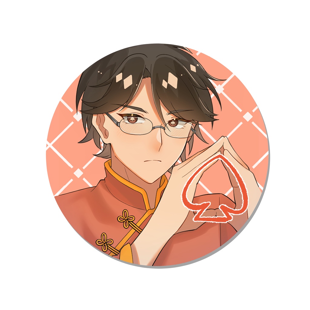 中華メイド 缶バッチ