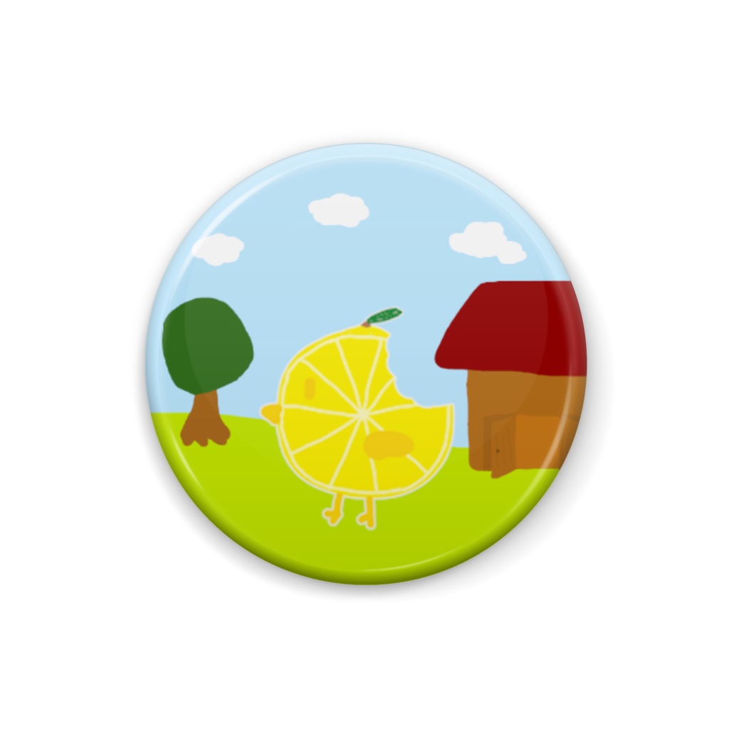 「れもち」缶バッジ2種