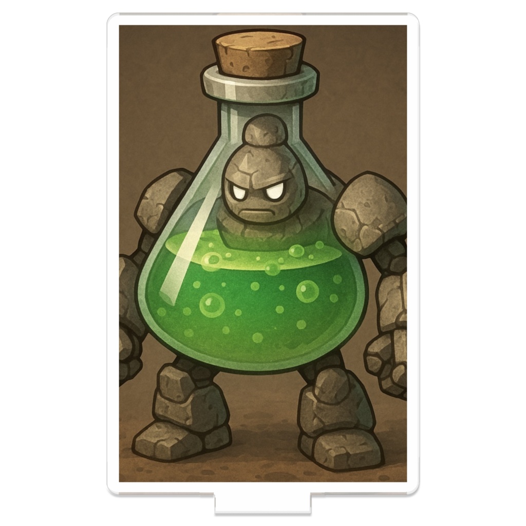 つながるフラスコゴーレム