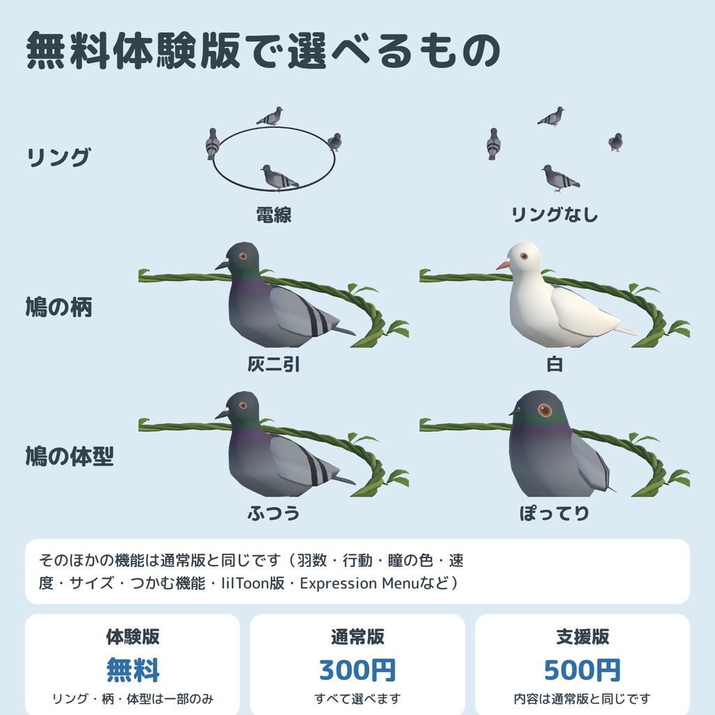 【体験版あり】鳩がまわる!鳩ヘイロー【MA対応】
