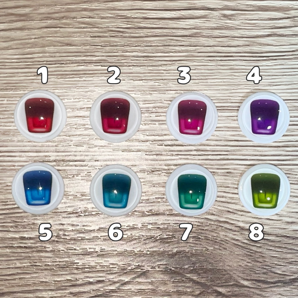 【カボションアイ】とらぺぞいど・ねこめタイプ【20mm~22mm相当】