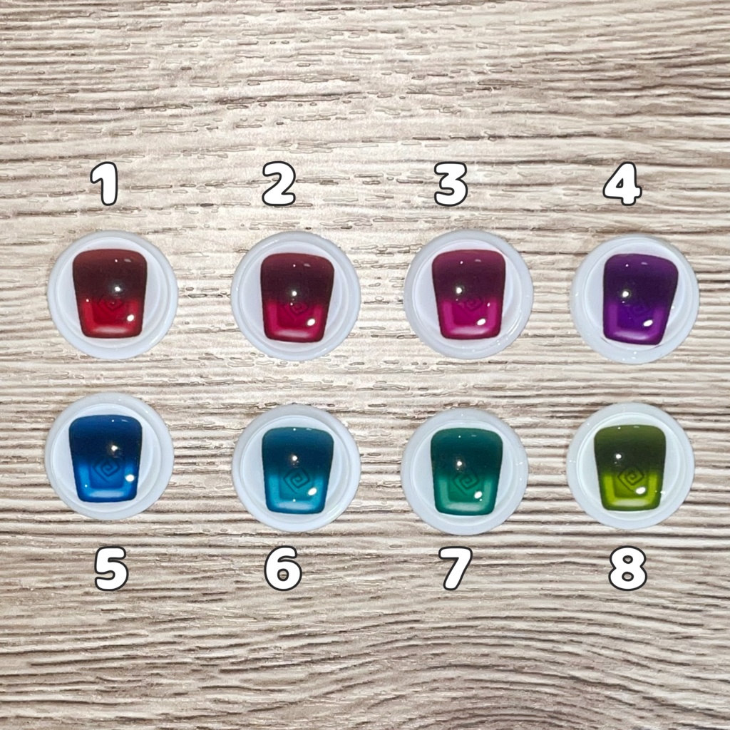 【カボションアイ】とらぺぞいど・ぐるぐるタイプ【20mm~22mm相当】