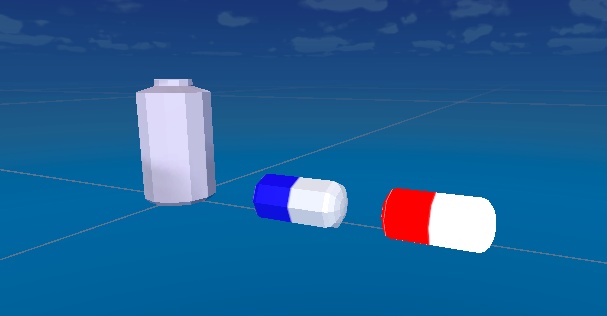 カプセルとボトル