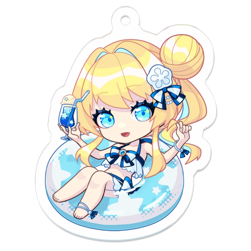 働け梔子ちゃん 水着 アクリルキーホルダー 通常Ver