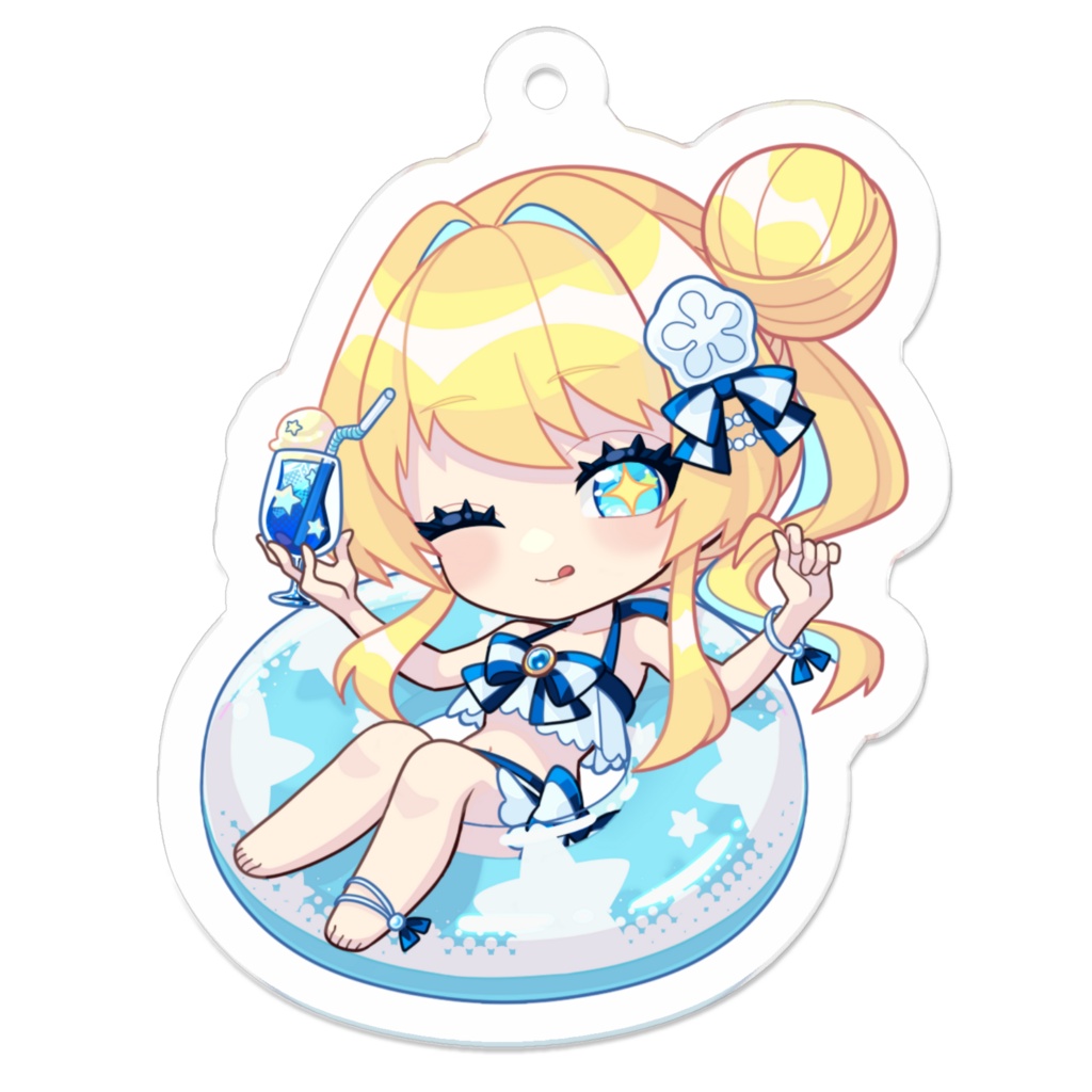 働け梔子ちゃん 水着 アクリルキーホルダー 特別Ver