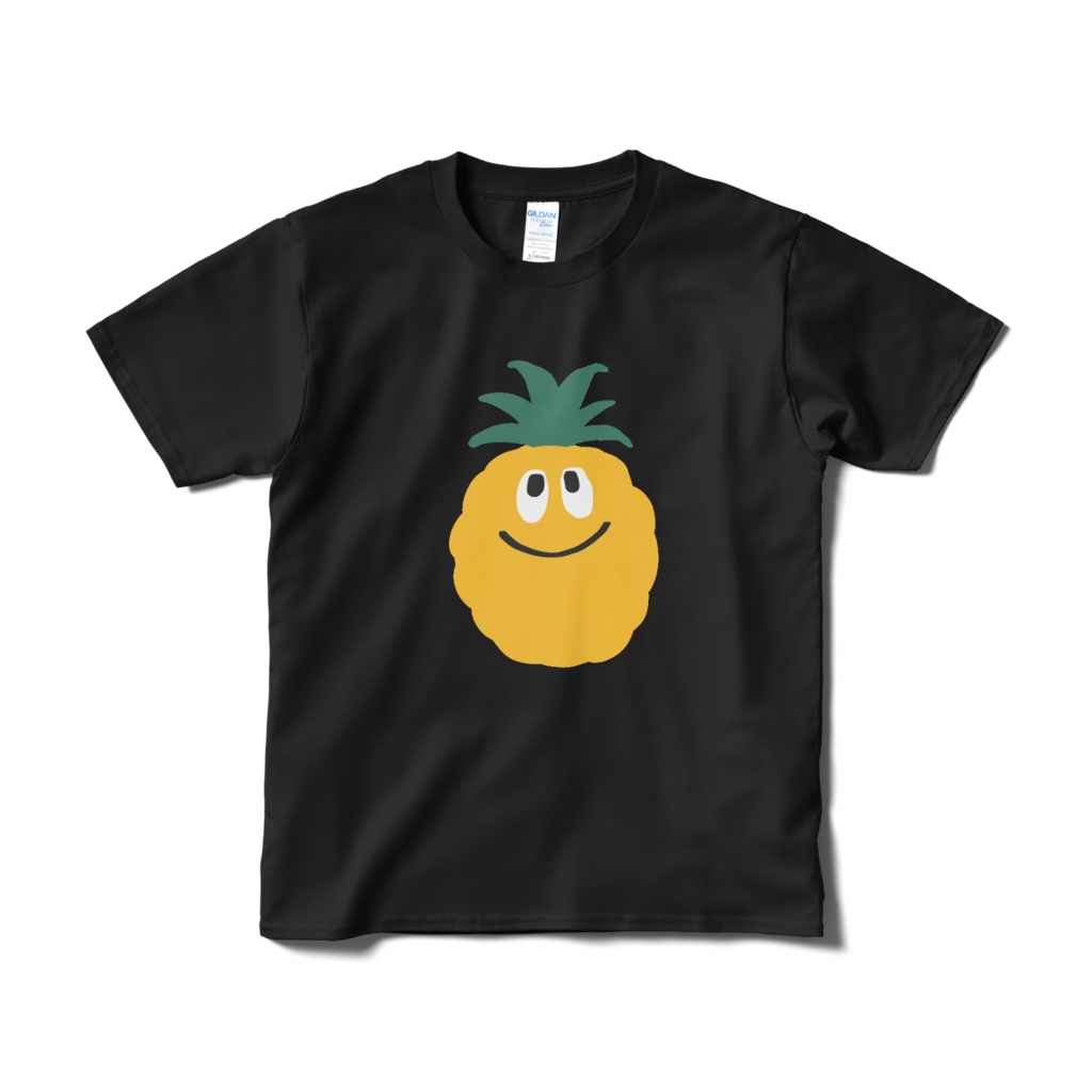 パイナップルTシャツ黒